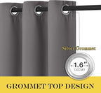 NICETOWN Blackout Doorway Curtain 80 inch Length - Image 3