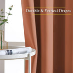 NICETOWN Blackout Sliding Door Curtains 2 Panels - Image 5