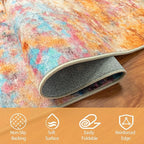 Aelenmu 5x7 Area Rugs for Living Room Washable Bedroom Dining Room Colorful | - Image 4
