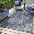 Keen Home Design Terrace Outdoor Area Rug - 4x6 Washable Indoor/Outdoor Rug for Patio, Kitchen, Balcony, Beach, Garden, Deck and Porch, Size: 3'10"x5'7"