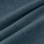 MIULEE 100% Blackout Linen Curtains 42 x 84 Inch Navy Blue 2 Panels | Thermal - Image 9
