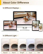RELEANY Washable Area Rug, Square 4'x4', Water Repellent, Pet Friendly - Image 5