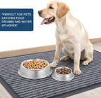 OLANLY 2-Pack Front Door Mats 35x23, Waterproof Heavy-Duty Doormats | Light Gray - Image 6