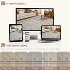 cotiled Boho 5x7 Area Rugs for Living Room: Soft Moroccan Washable Rug | Solve - Image 9