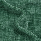 CaliTime Throw Pillow Covers Decorative 20 X 20 Inches Pack of 2 Cozy Chenille Cushion Cases for Couch Sofa Bed Living Room Home Dark Green