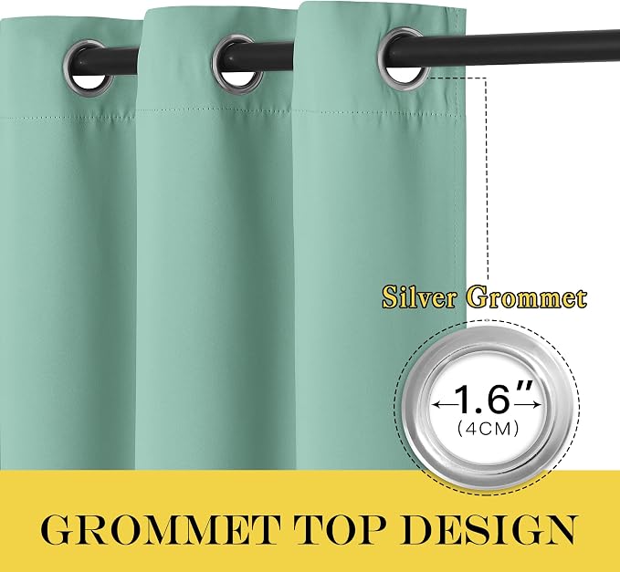NICETOWN Blackout Window Curtain 90 inch Length - Image 5