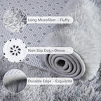 Chicrug Soft Runner Rugs for Bedroom Living Room Plush Fluffy Rug 2x10 | Shag - Image 6