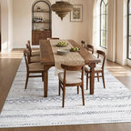 cotiled Boho 10x12 Area Rug for Living Room: Large Moroccan Washable Rug | - Image 7