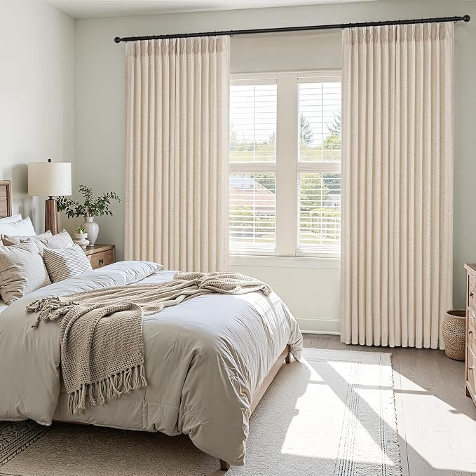 72 Inches Long Pinch Pleated Semi Sheer Curtains - Image 7