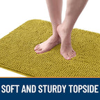 OLANLY Dog Door Mat for Muddy Paws 36x24, Super Absorbent Chenille Mud Mat | - Image 4