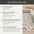 Neutral Girl Nursery Rug 4x6 - Image 7