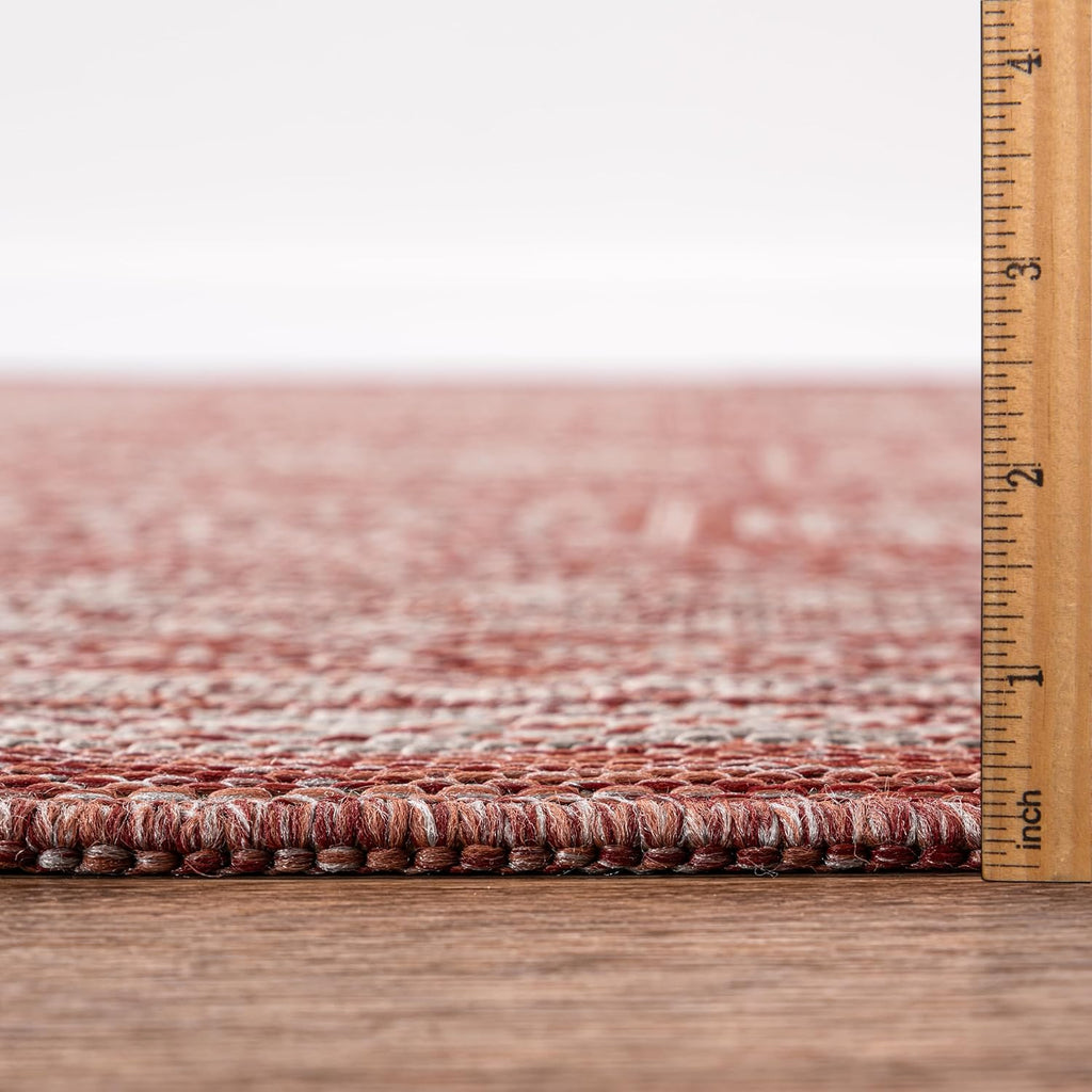 Keen Home Design Terrace Outdoor Runner Rug - 2x12 Washable Indoor/Outdoor Rug for Patio, Kitchen, Balcony, Beach, Garden, Deck and Porch, Size: 2'2"x11'10"