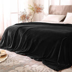 BEDELITE Fleece Blanket Soft Plush King Size Bed Blanket Black 108"x90" | Ultra by BEDELITE