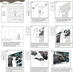 AFZEVEB-Black and White Art Graffiti Wallpaper Wall murals for Bathroom 159"x107" (Not Peel and Stick)
