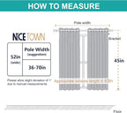 NICETOWN Blackout Curtain Panels Grommet - Image 9