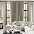 MIULEE Burlywood Birch Pinch Pleated 100% Blackout Curtains 40x102 Inches | - Image 7