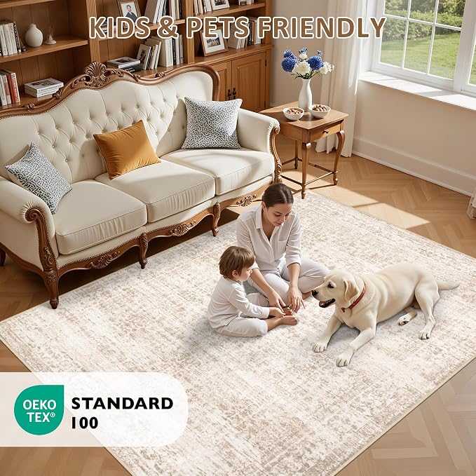 2x3 Area Rugs Living Room: Washable Rug - Image 8