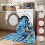Floral Washable Rug for Entryway 2x3 Kitchen Mat | Ultra-Thin Soft, Non-Slip - Image 6