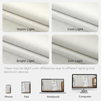 Joydeco 100% Blackout Pleated Curtains, Linen Window Curtains 2 Panel Sets 108 - Image 8