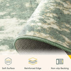 RELEANY Washable 5'x7' Abstract Area Rug - Image 4