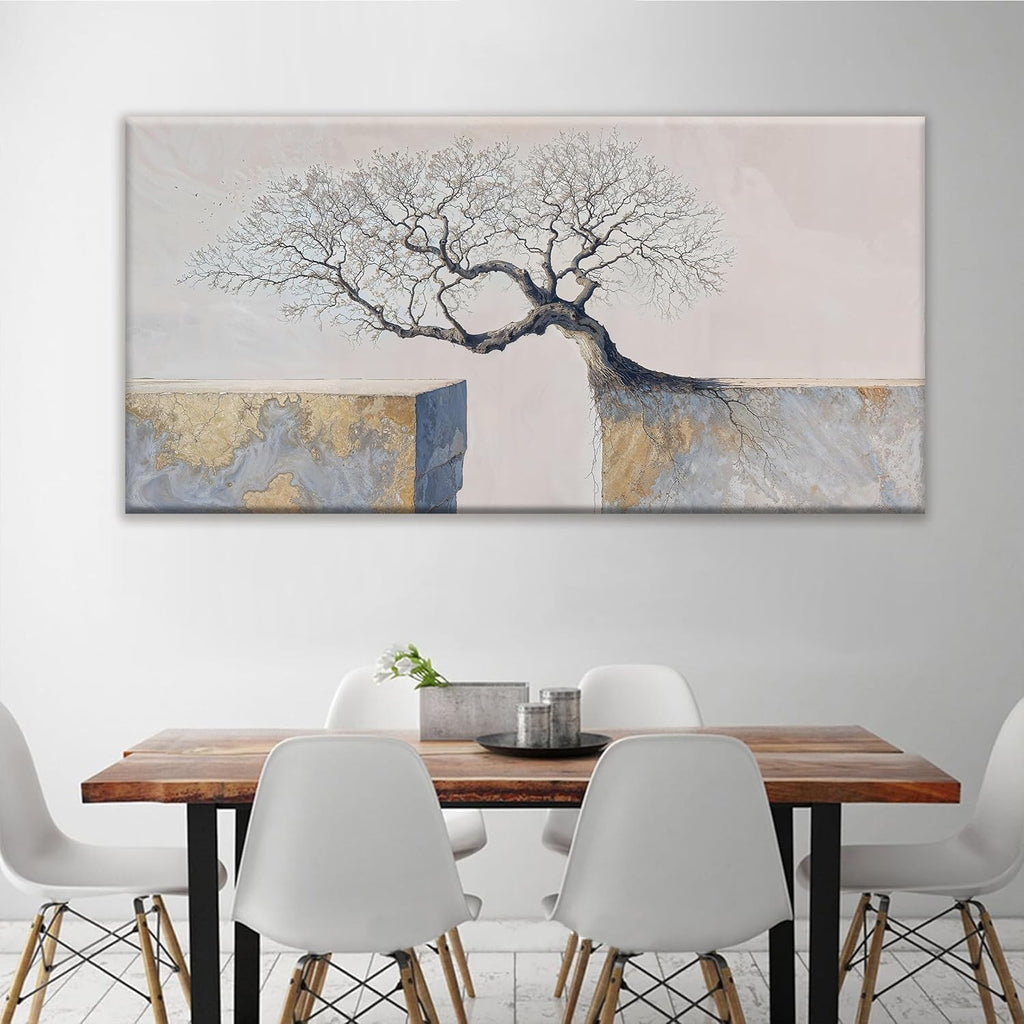 Suconvng Modern Large Wall Art For Living Room 29 X 58 Inches Wall Art Elegant Tree Of Life Canvas Wall Art Decor Motivational Wall Decor Landscape Paintings Picture For Bedroom Home Office Artwork