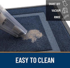 OLANLY Front Door Mat Outside 59x23, All-Season Heavy-Duty Rubber Doormat | Blue - Image 6