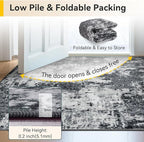 RELEANY Washable 5'x8' Abstract Area Rug - Image 6