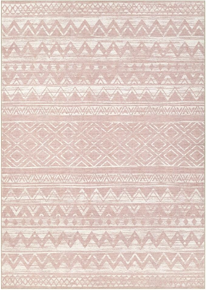 cotiled Boho 5x8 Area Rugs for Living Room: Soft Moroccan Washable Rug | Solve - Image 10