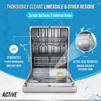 ACTIVE Washing Machine And Dishwasher Cleaning Tablets Bundle - Includes 12 Month Supply Dishwasher Cleaner Deodorizer & Washing Machine Descaler Deep Cleaning Tablets - 48 Tablet Set