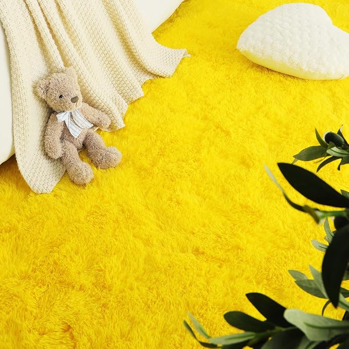 LOCHAS Area Rugs Fluffy Living Room Carpet - Image 5