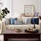 GIGIZAZA Dark Grey Velvet Throw Pillow Covers 22x22 Pack of 2 | Decorative - Image 7