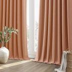 100% Blackout Curtains 90 Inch Length 2 Panels Set - Image 10