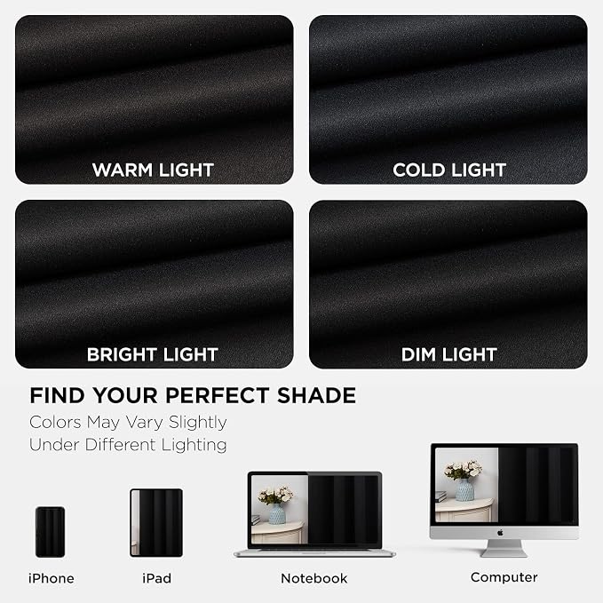 Joydeco Blackout Curtains 120 Inch Length 2 Panels Set, Thermal Insulated Long - Image 6