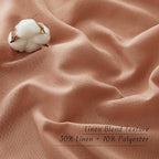 NICETOWN Rustic Linen 102 inch Long Curtains - Image 3