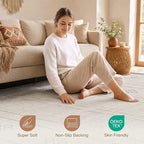 cotiled Boho 5x7 Area Rugs for Living Room: Soft Moroccan Washable Rug | Solve - Image 4