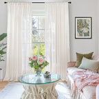 BGment Linen Curtains 78 Inches Long - Image 2