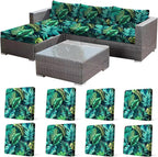 CALBODE Stretch Outdoor Seat Cushion Covers, Washable Reusable, Indoor/Outdoor by CALBODE