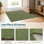 KOZYFLY Washable 4x6 Entry Woven Area Rug, Braided Throw Rugs - Image 5