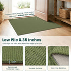 KOZYFLY Cotton 2x6 Washable Runner Rug, Non Slip Runners - Image 4