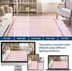 GarveeHome Scalloped Washable Area Rugs 8x10 Rugs - Image 9