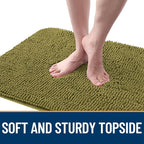 OLANLY Dog Door Mat for Muddy Paws 54x32, Super Absorbent Chenille Mud Mat | - Image 4