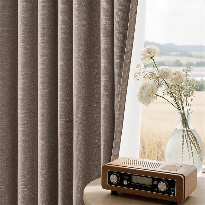 Topfinel 132 Inch Curtains 2 Panels - Image 3