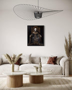 Skull King Poster Art Print, Halloween Scary Vintage Wall Art Academia Spooky Painting Decoration for Horror Prints, Gothic Posters Bedroom Decor 89 (Skull King 1, 11 x 14 inches, Unframed)