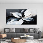 AIXMGSJS Canvas Abstract Wall Art Large Modern Black and White Wall Art Prints Abstract Canvas Art Wall Decor Wall Art for Living Room Artwork for Walls Home Office Decor 24" X 48"