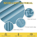 NICETOWN Teal Blue Blackout Curtains - Image 2
