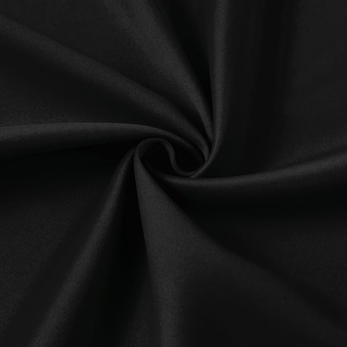Short Pinch Pleated Blackout Curtains 45 Inch Long 2 Panels - Image 7