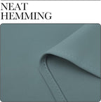 NICETOWN Modern Greyish Blue Blackout Curtains Noise Reducing, Thermal - Image 8