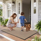 Front Door Mat Outside Entrance, Heavy Duty Waterproof Doormat | 61.5"x36" - Image 8