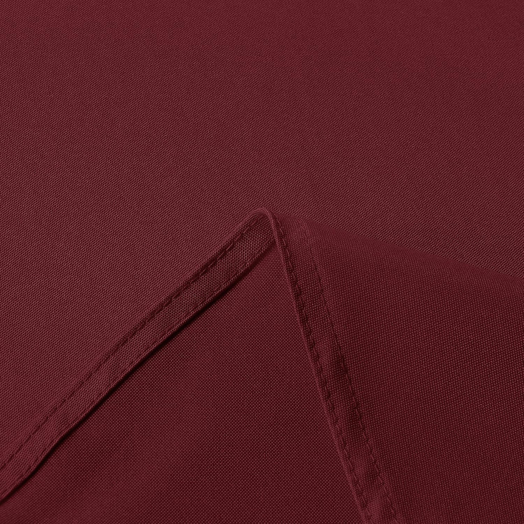 sancua Rectangle Tablecloth - 60 x 102 Inch - Stain and Wrinkle Resistant Washable Polyester Table Cloth, Decorative Fabric Table Cover for Dining Tables, Buffet Parties and Camping, Burgundy