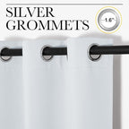 NICETOWN Room Darkening Curtain Panels, 2 Panels, 55 inches W x 102 inches - Image 3